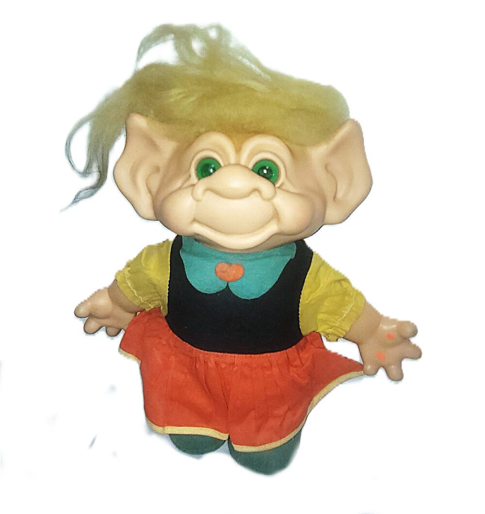 1960's Vintage 11" Scandia House Troll Doll